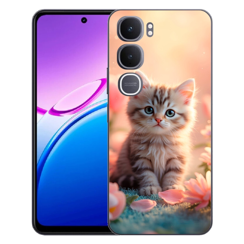 Gélový kryt mmCase na Vivo Y31 5G - roztomilé mačiatko 8