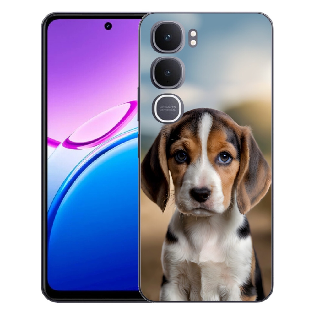 Gélový kryt mmCase na Vivo Y31 5G - roztomilý bígl