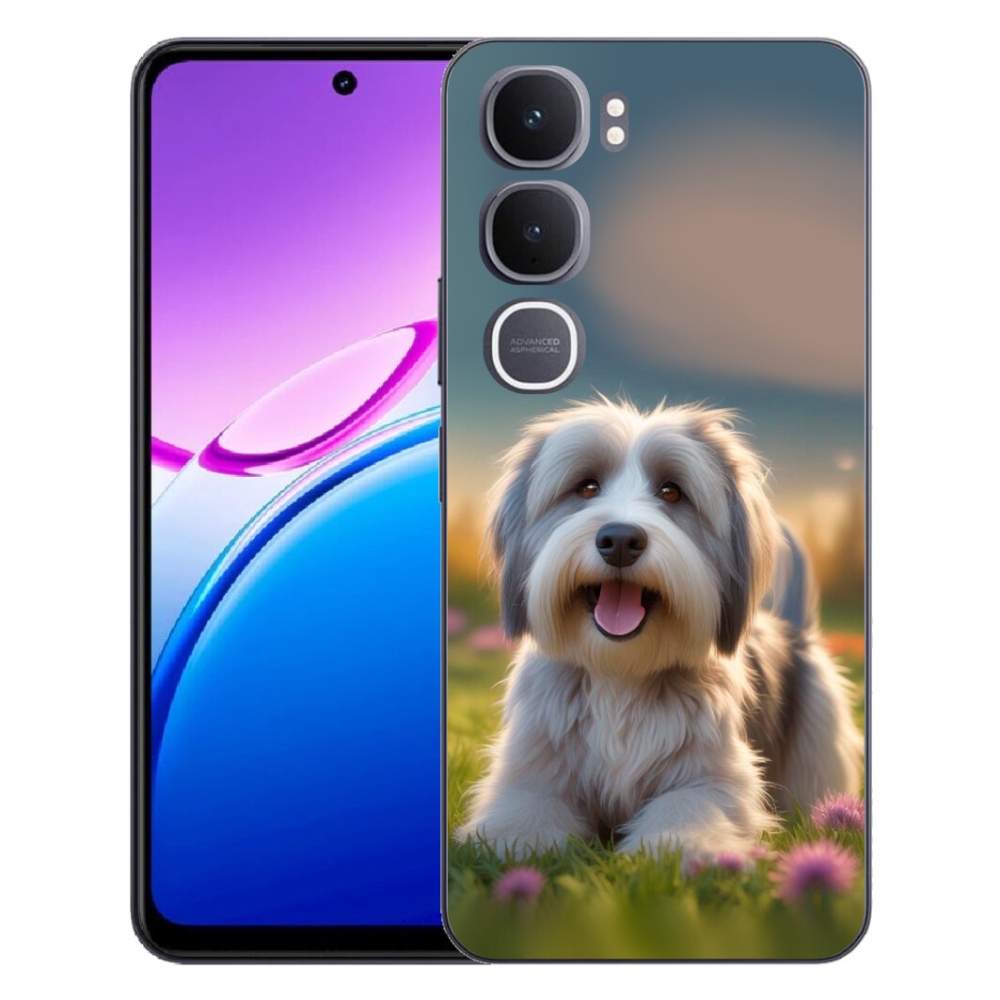 Gélový kryt mmCase na Vivo Y31 5G - roztomilý havanský psík
