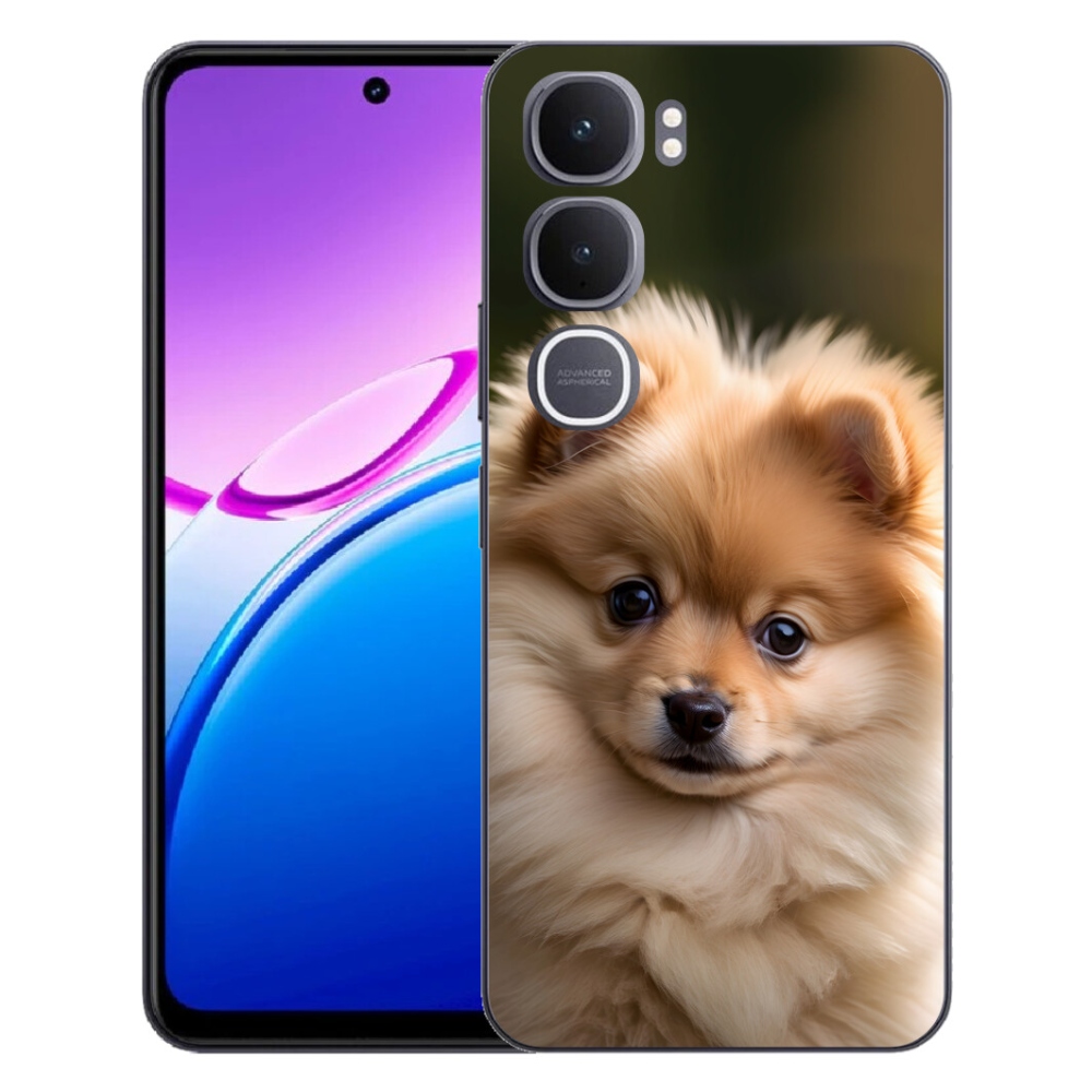 Gélový kryt mmCase na Vivo Y31 5G - roztomilý pomeranian 2