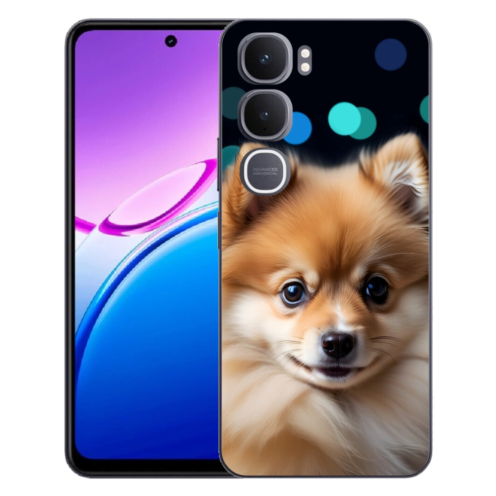 Gélový kryt mmCase na Vivo Y31 5G - roztomilý pomeranian