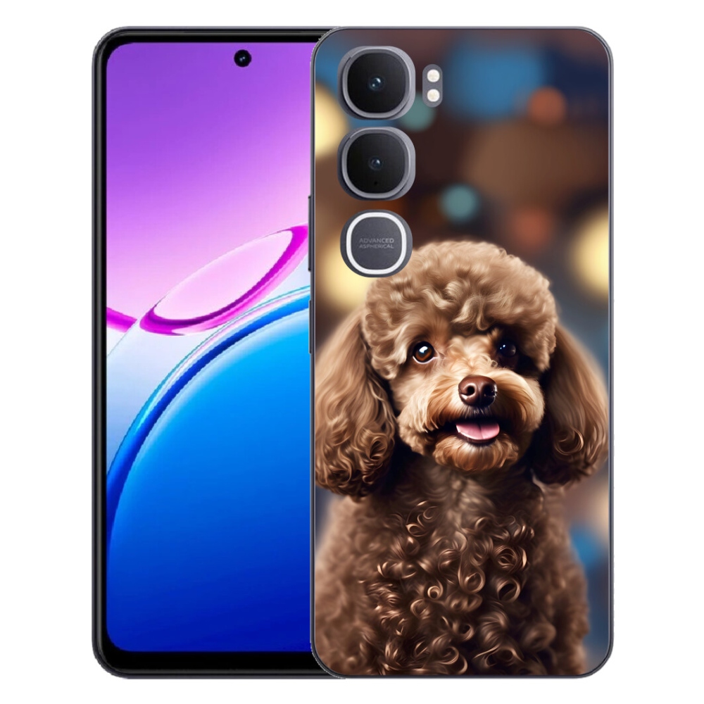 Gélový kryt mmCase na Vivo Y31 5G - roztomilý pudel