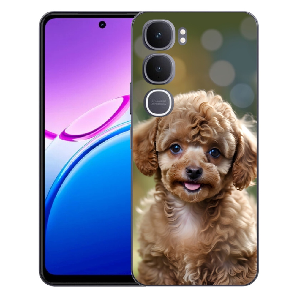 Gélový kryt mmCase na Vivo Y31 5G - roztomilý pudel