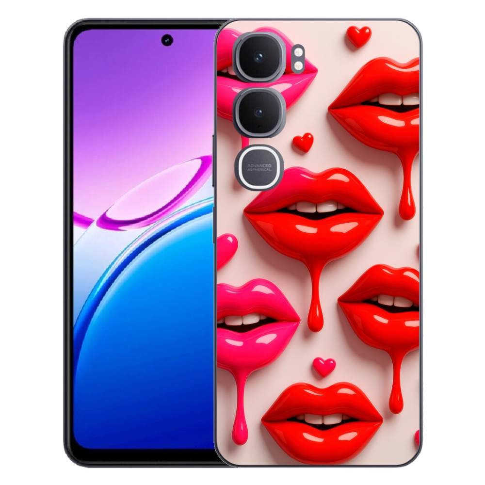 Gélový kryt mmCase na Vivo Y31 5G - pery 2