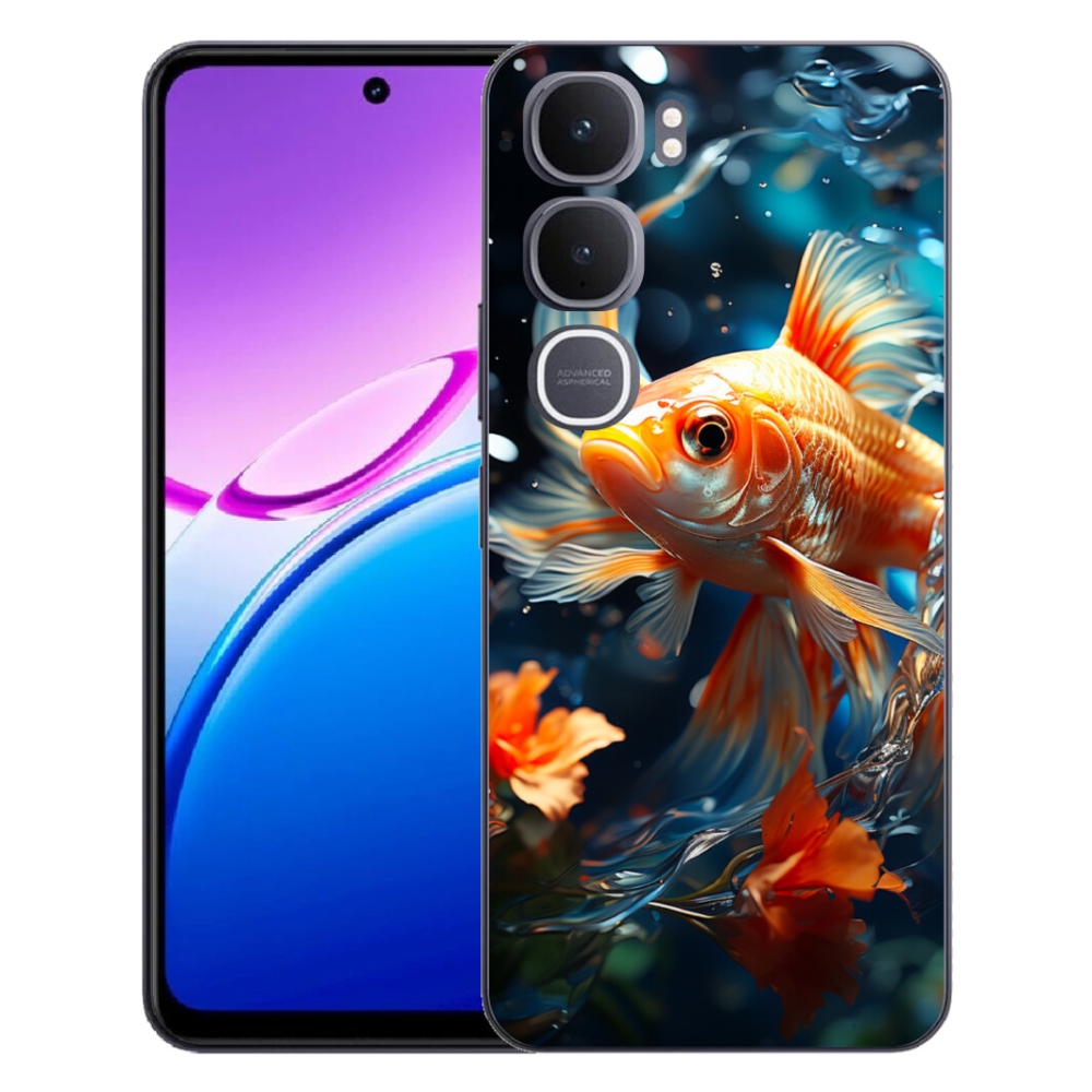 Gélový kryt mmCase na Vivo Y31 5G - rybka