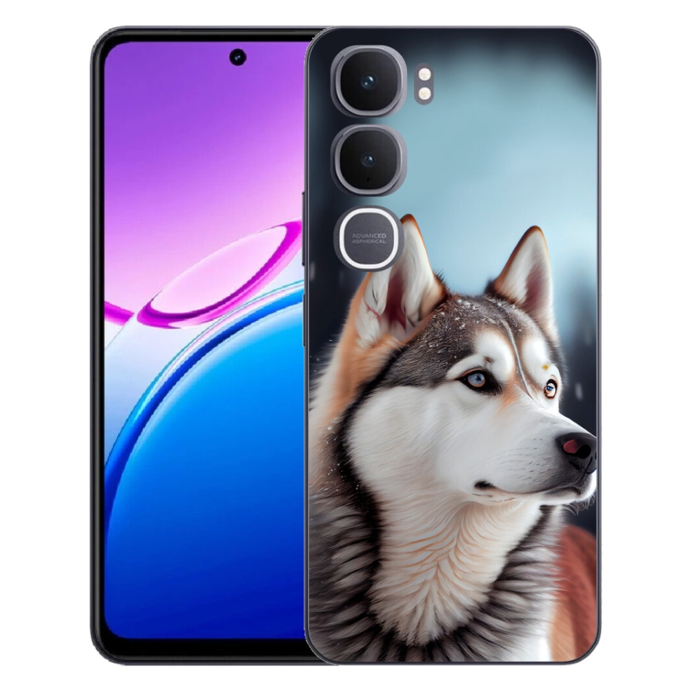 Gélový kryt mmCase na Vivo Y31 5G - sibírsky husky