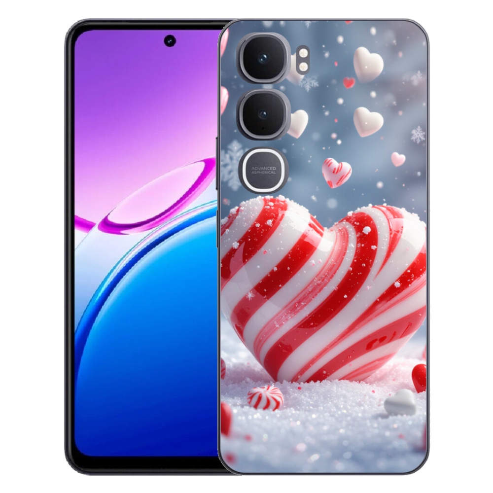 Gélový kryt mmCase na Vivo Y31 5G - sladké srdce