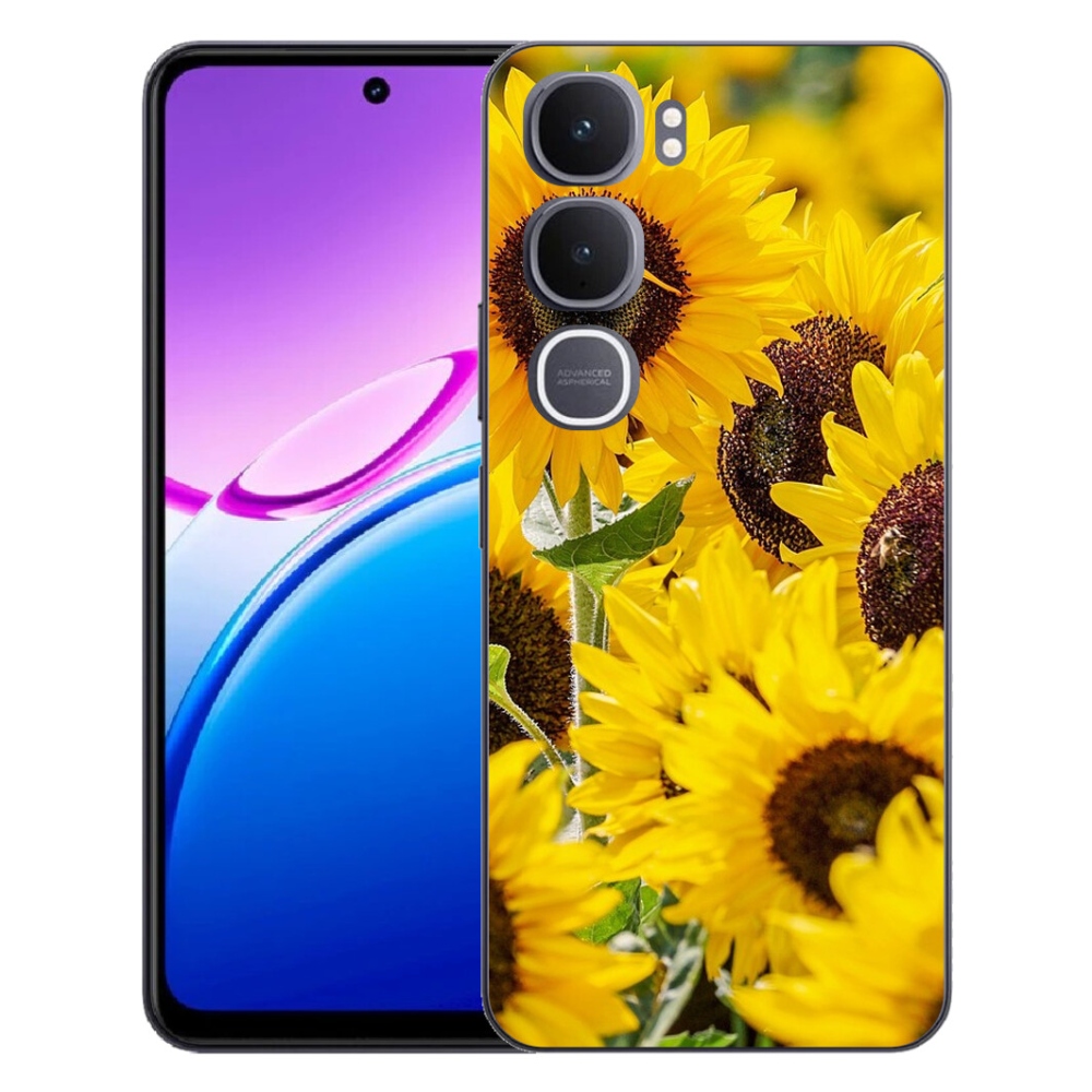 Gélový kryt mmCase na Vivo Y31 5G - slnečnica