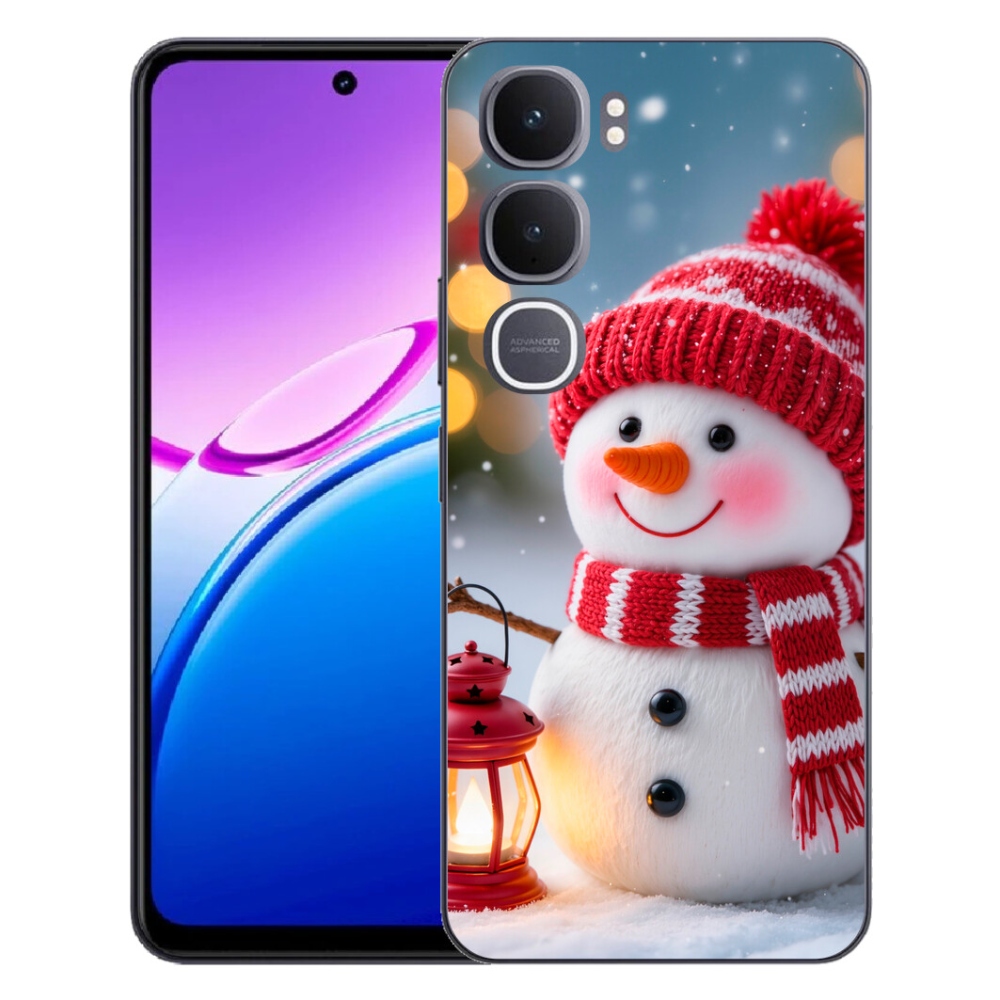 Gélový kryt mmCase na Vivo Y31 5G - snehuliak 2
