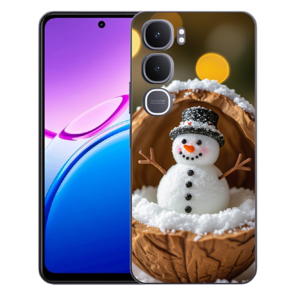 Gélový kryt mmCase na Vivo Y31 5G - snehuliak 4