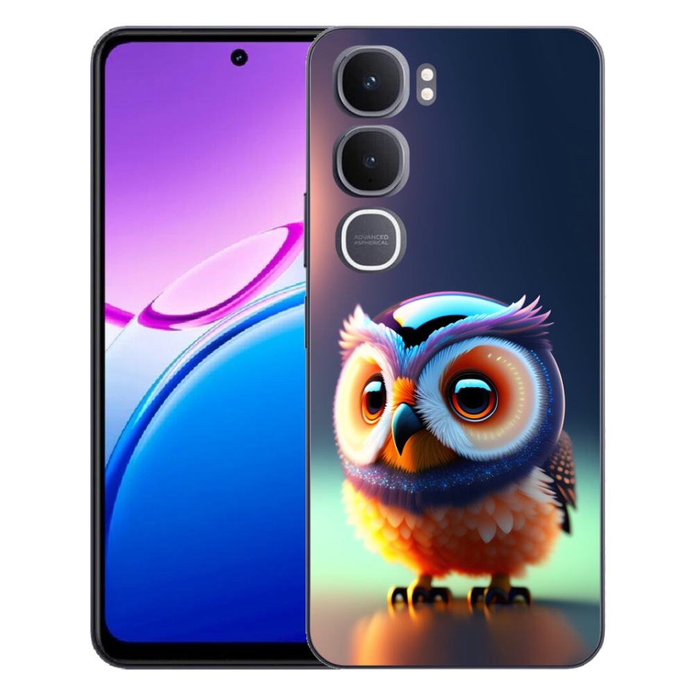 Gélový kryt mmCase na Vivo Y31 5G - sovička