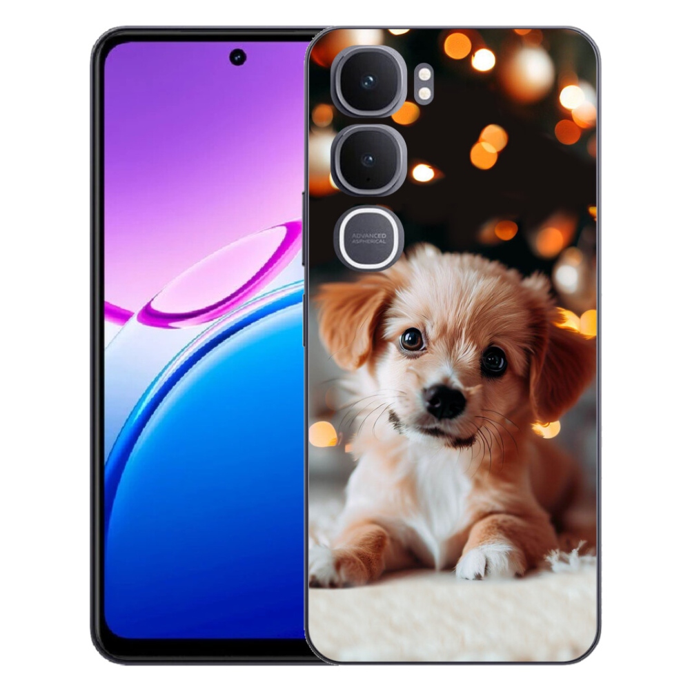 Gélový kryt mmCase na Vivo Y31 5G - šteniatko