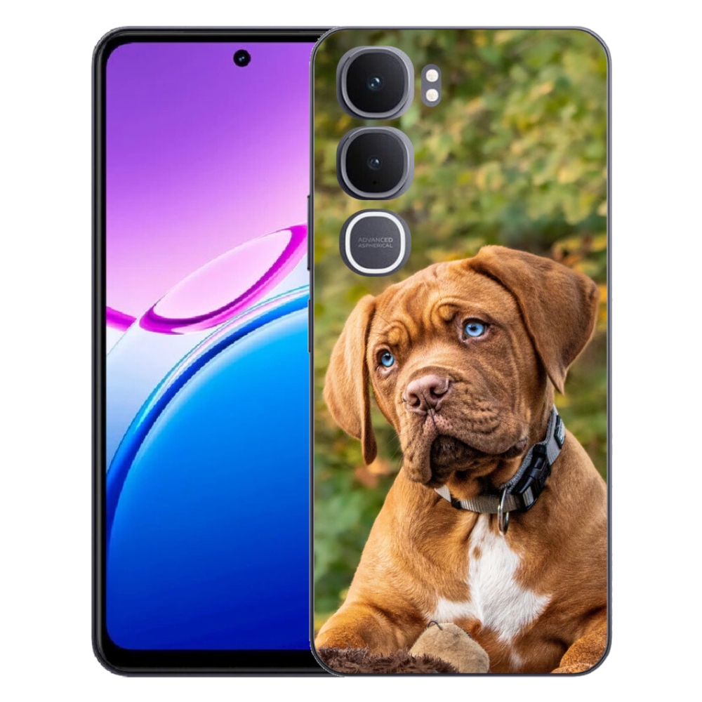 Gélový kryt mmCase na Vivo Y31 5G - šteňa