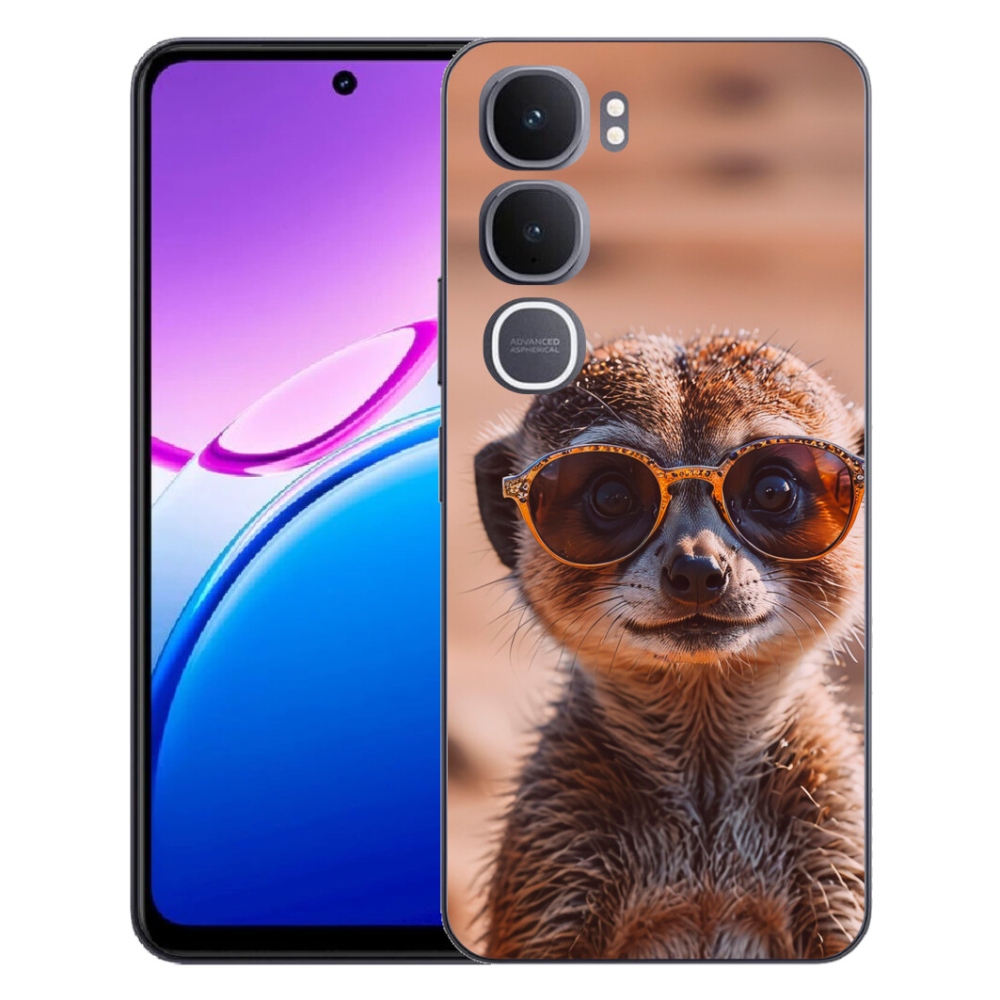 Gélový kryt mmCase na Vivo Y31 5G - štýlová surikata