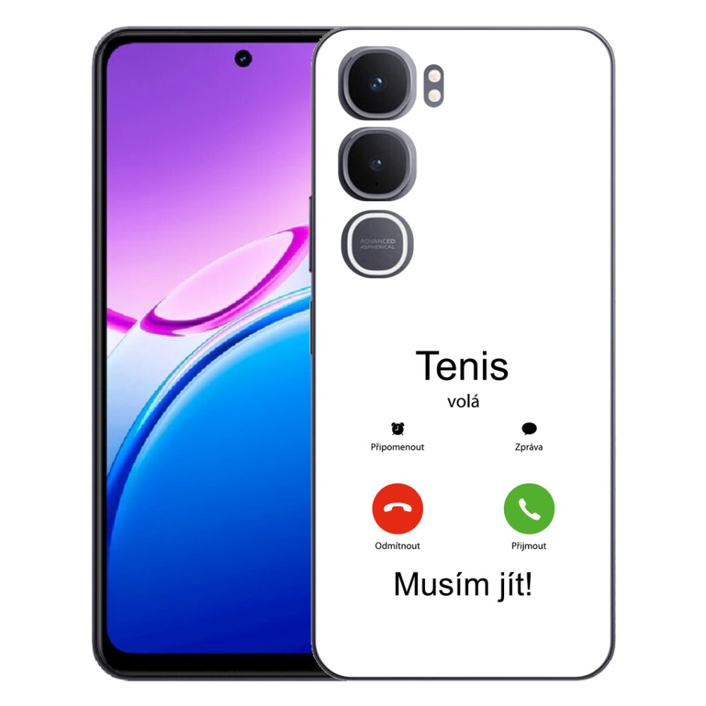 Gélový kryt mmCase na Vivo Y31 5G - tenis volá biele pozadie