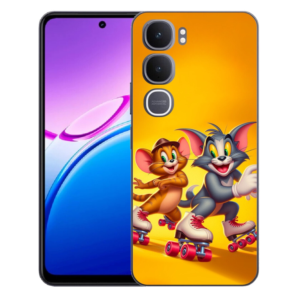 Gélový kryt mmCase na Vivo Y31 5G - tom a jerry