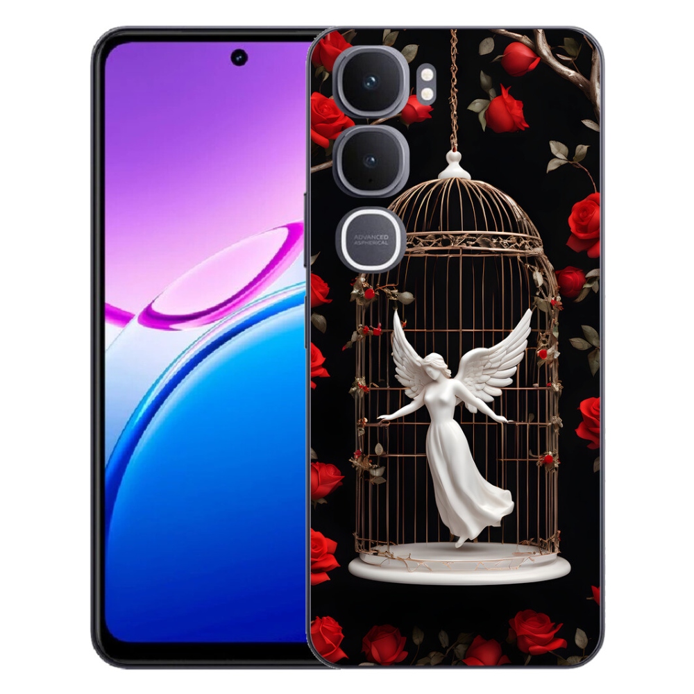 Gélový kryt mmCase na Vivo Y31 5G - uväznený anjel