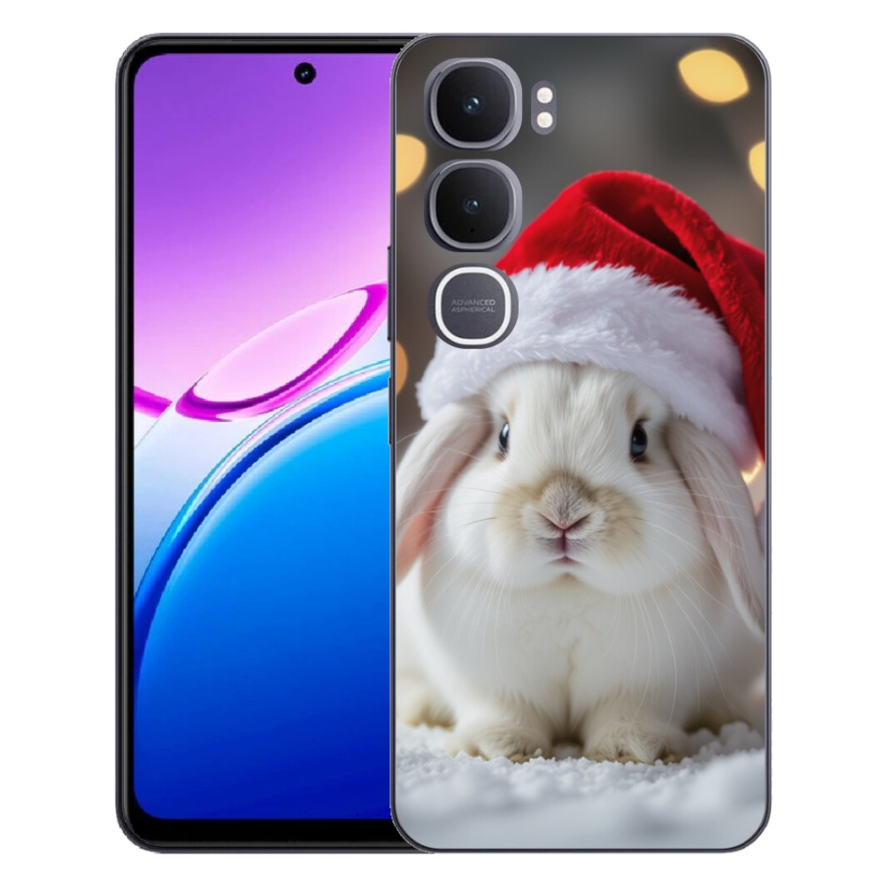 Gélový kryt mmCase na Vivo Y31 5G - vianočný králik