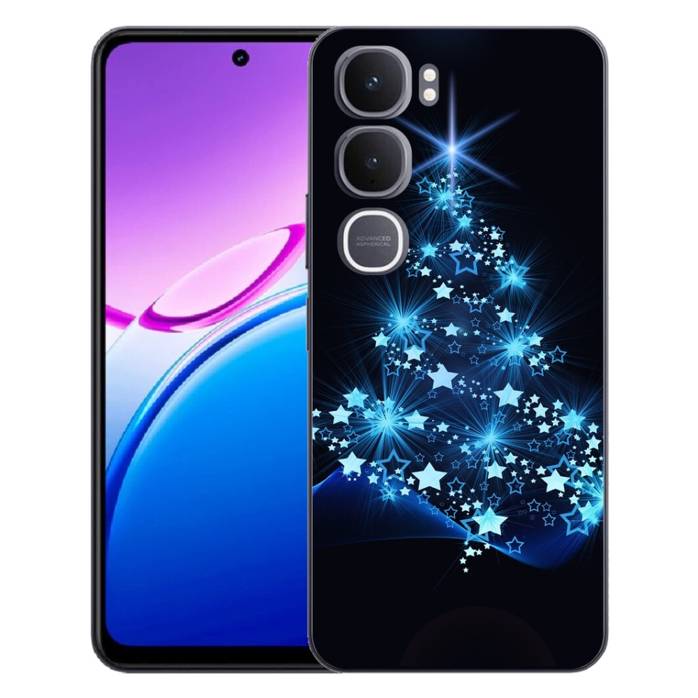 Gélový kryt mmCase na Vivo Y31 5G - vianočný stromček