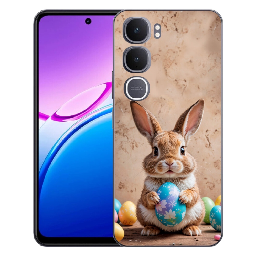 Gélový kryt mmCase na Vivo Y31 5G - veľkonočný zajačik