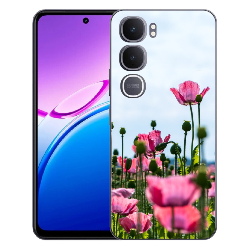 Gélový kryt mmCase na Vivo Y31 5G - vlčí mak