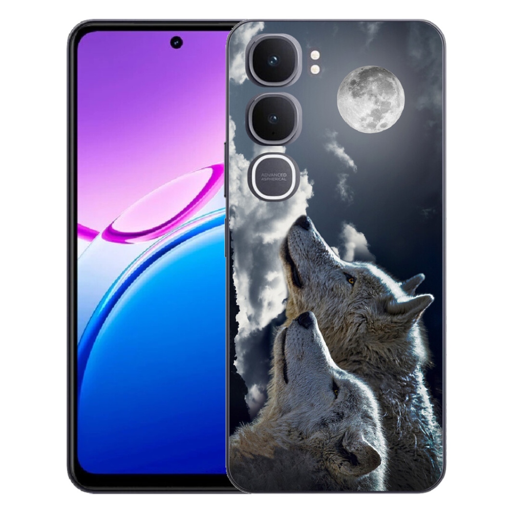 Gélový kryt mmCase na Vivo Y31 5G - vlci