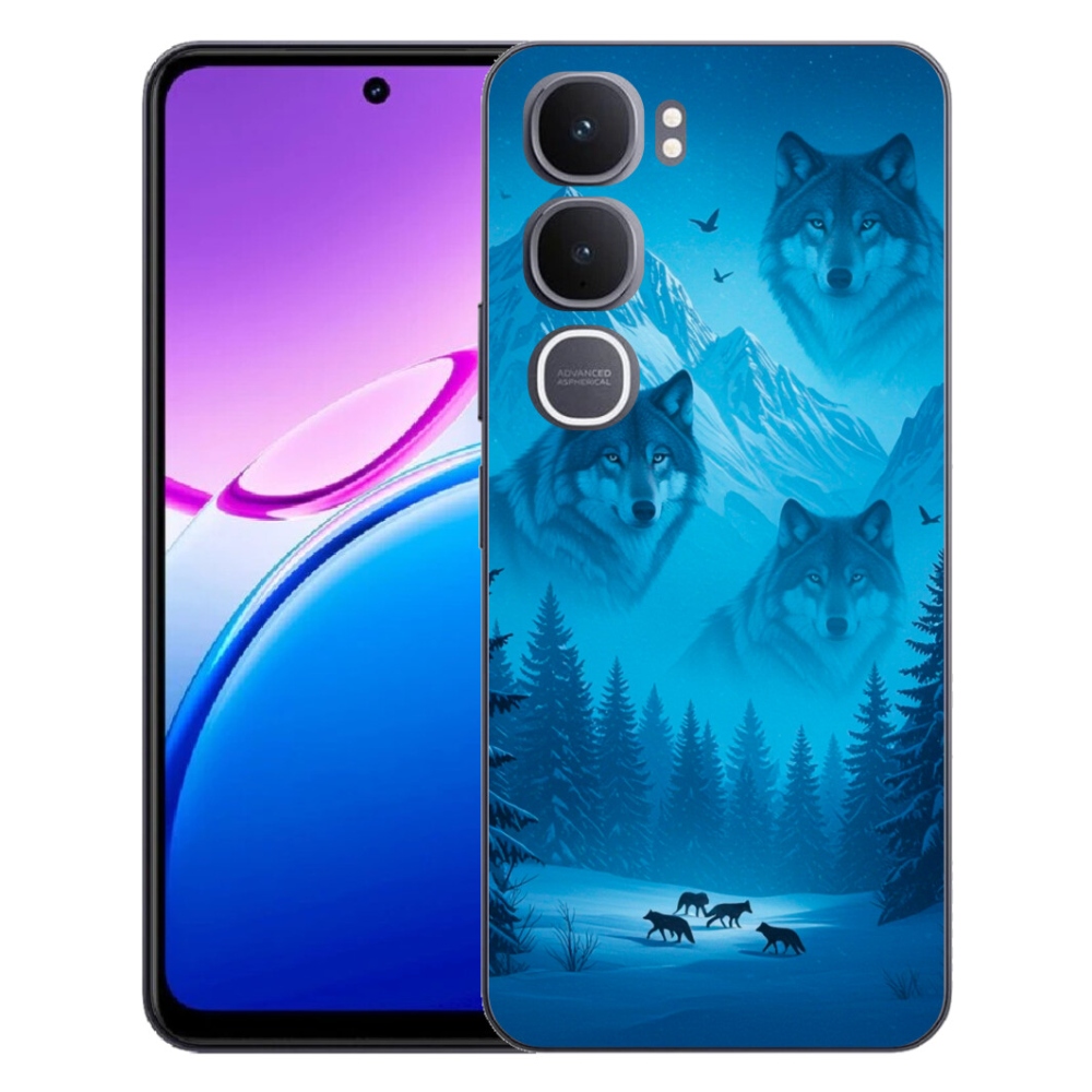 Gélový kryt mmCase na Vivo Y31 5G - vlčia svorka