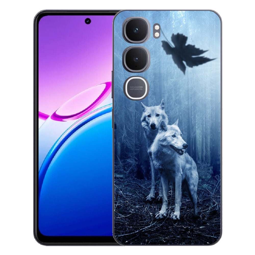 Gélový kryt mmCase na Vivo Y31 5G - vlci v lese