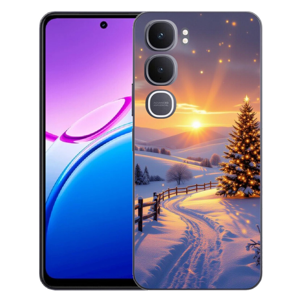Gélový kryt mmCase na Vivo Y31 5G - zimná krajina