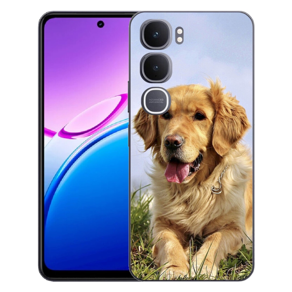 Gélový kryt mmCase na Vivo Y31 5G - zlatý retriever