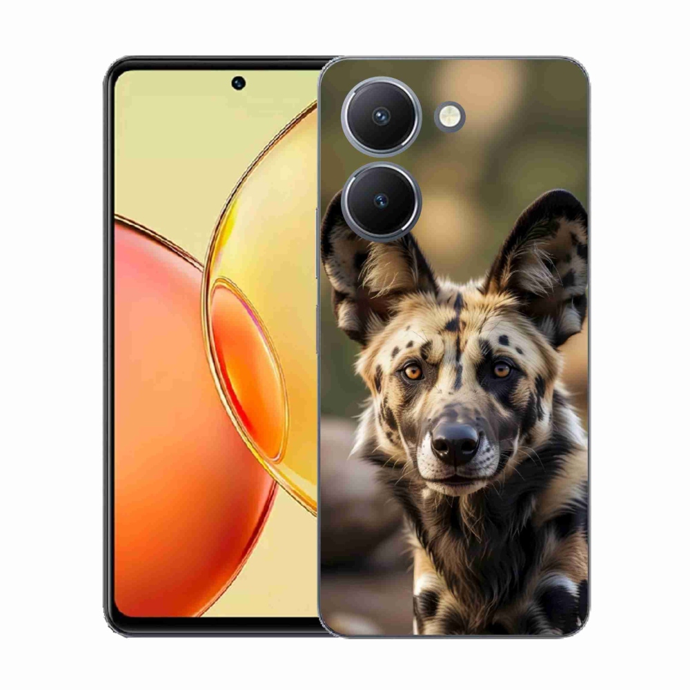 Gélový kryt mmCase na Vivo Y36 - africký divoký pes