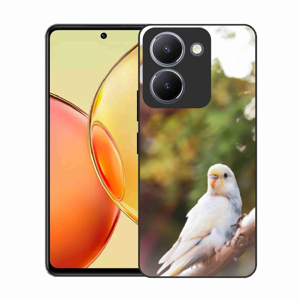 Gélový kryt mmCase na Vivo Y36 - andulka biela