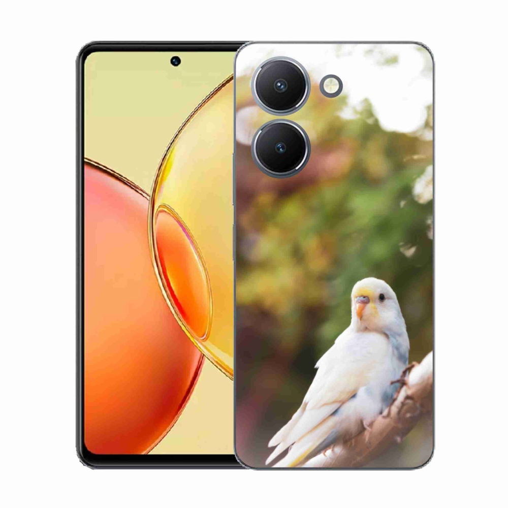 Gélový kryt mmCase na Vivo Y36 - andulka biela