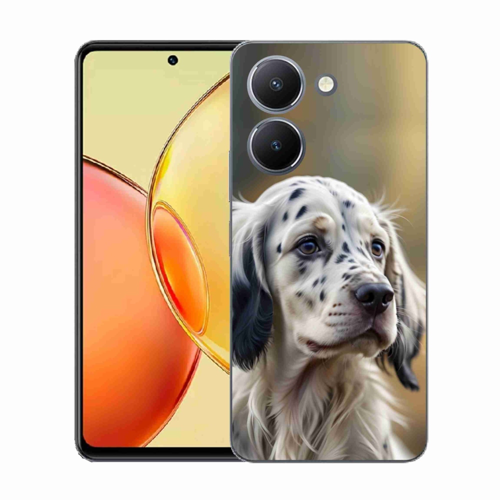 Gélový kryt mmCase na Vivo Y36 - anglický seter