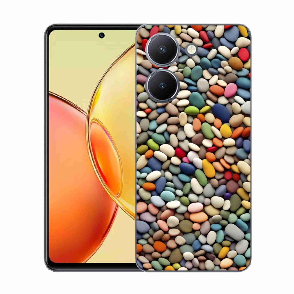 Gélový kryt mmCase na Vivo Y36 - farebné kamienky 2