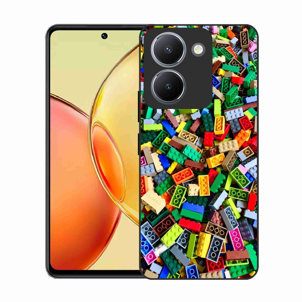 Gélový kryt mmCase na Vivo Y36 - farebné stavebné kocky