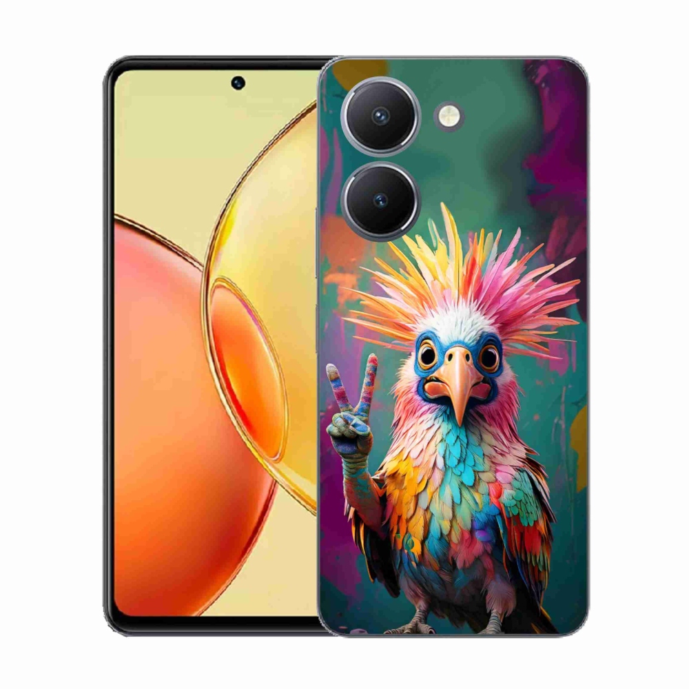 Gélový kryt mmCase na Vivo Y36 - farebný rebel