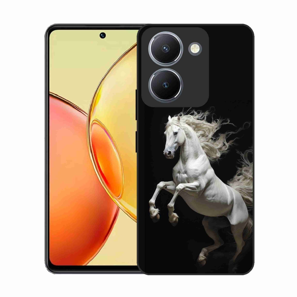 Gélový kryt mmCase na Vivo Y36 - biely kôň 4