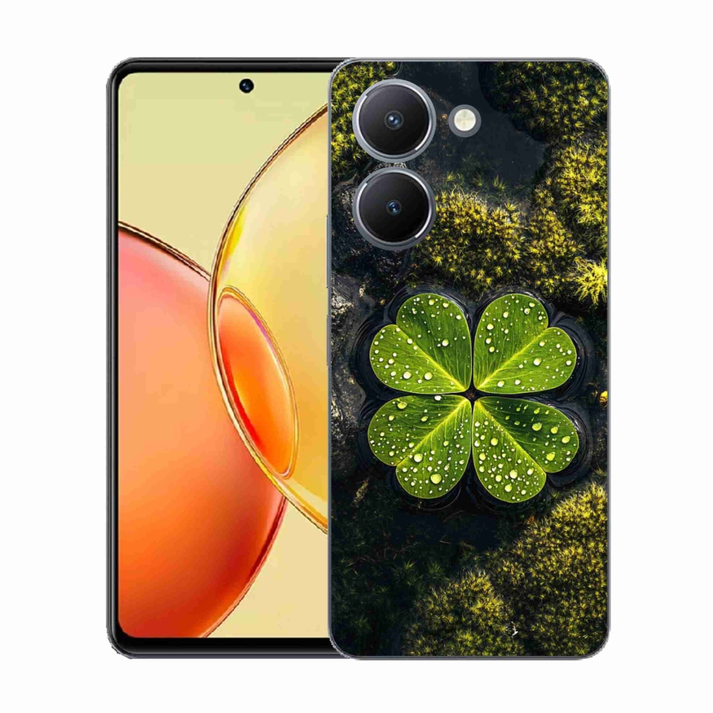 Gélový kryt mmCase na Vivo Y36 - štvorlístok