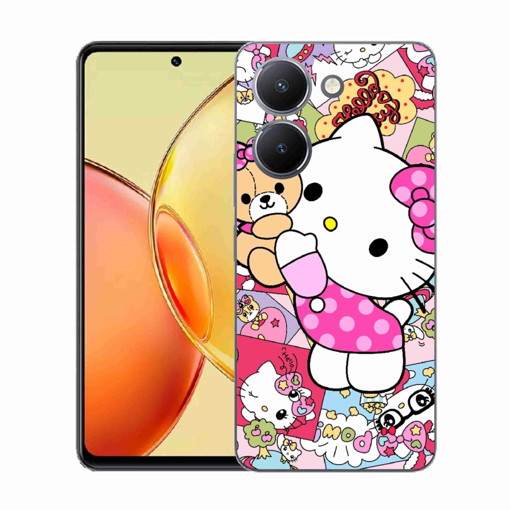 Gélový kryt mmCase na Vivo Y36 - cute kitty