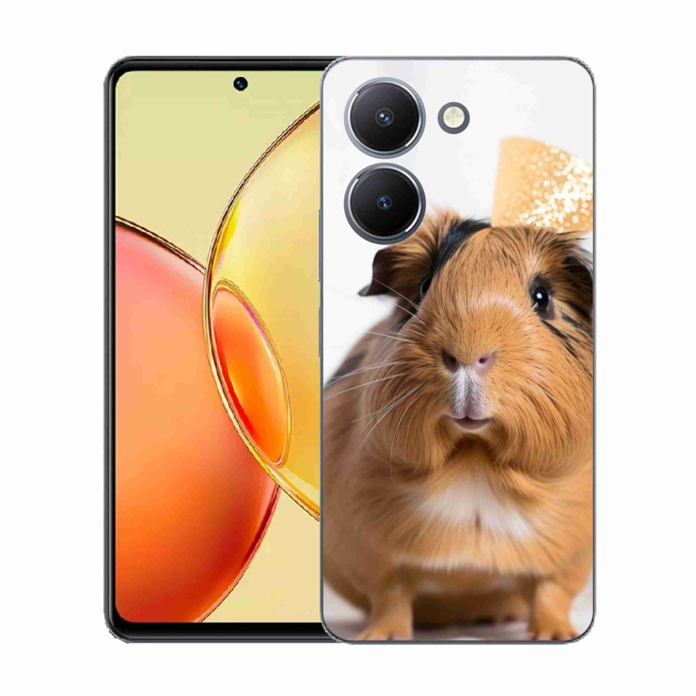 Gélový kryt mmCase na Vivo Y36 - hnedé morča