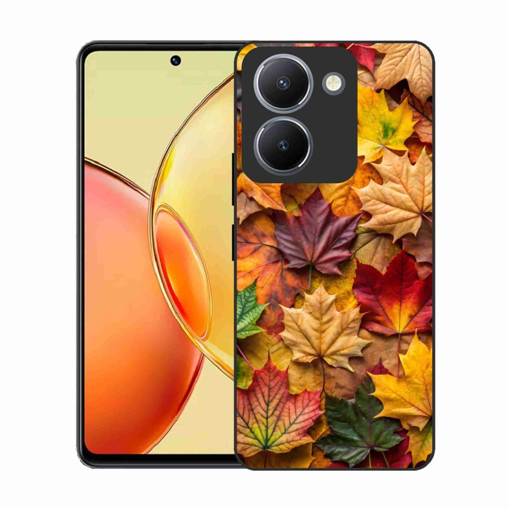 Gélový kryt mmCase na Vivo Y36 - javorové listy 2