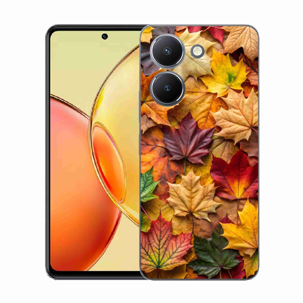Gélový kryt mmCase na Vivo Y36 - javorové listy 2