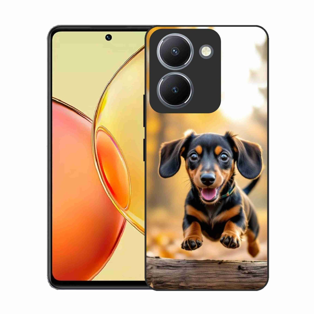 Gélový kryt mmCase na Vivo Y36 - jazvečík 2