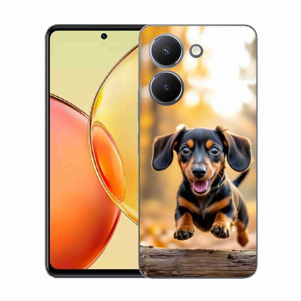 Gélový kryt mmCase na Vivo Y36 - jazvečík 2