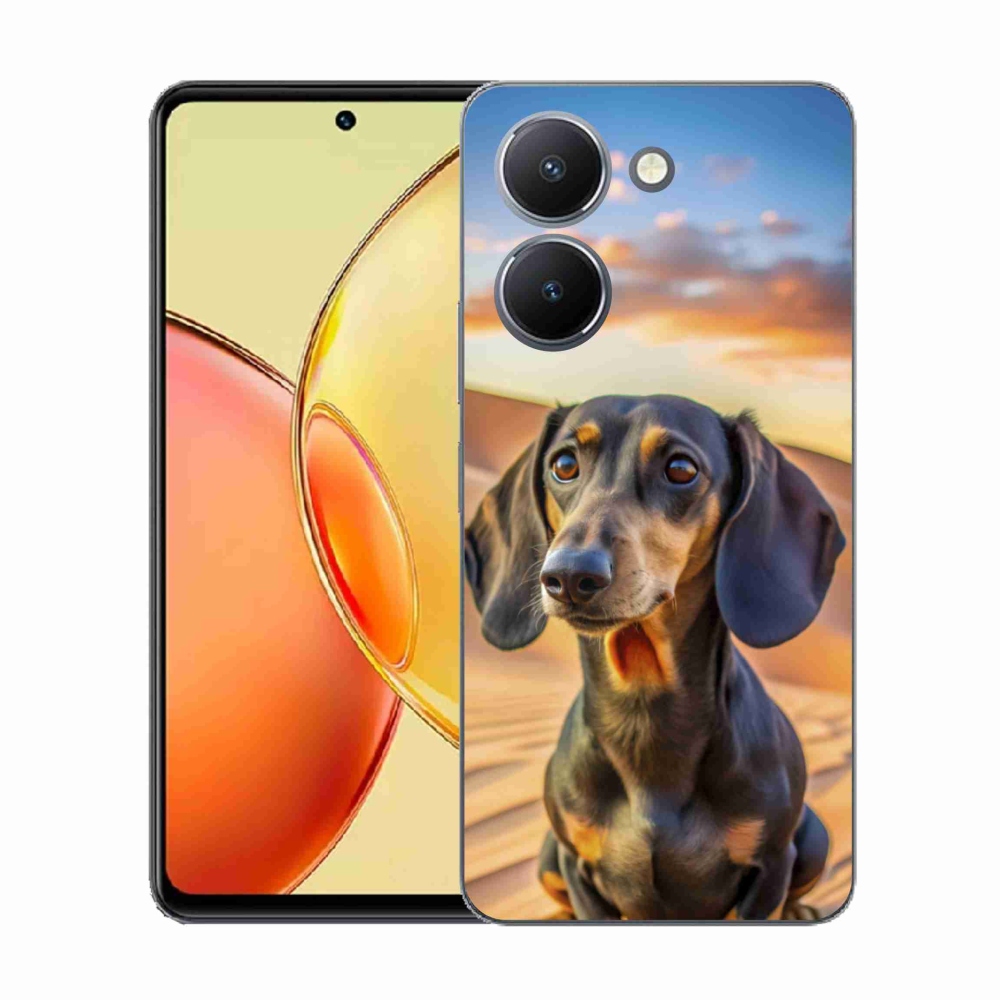 Gélový kryt mmCase na Vivo Y36 - jazvečík 3