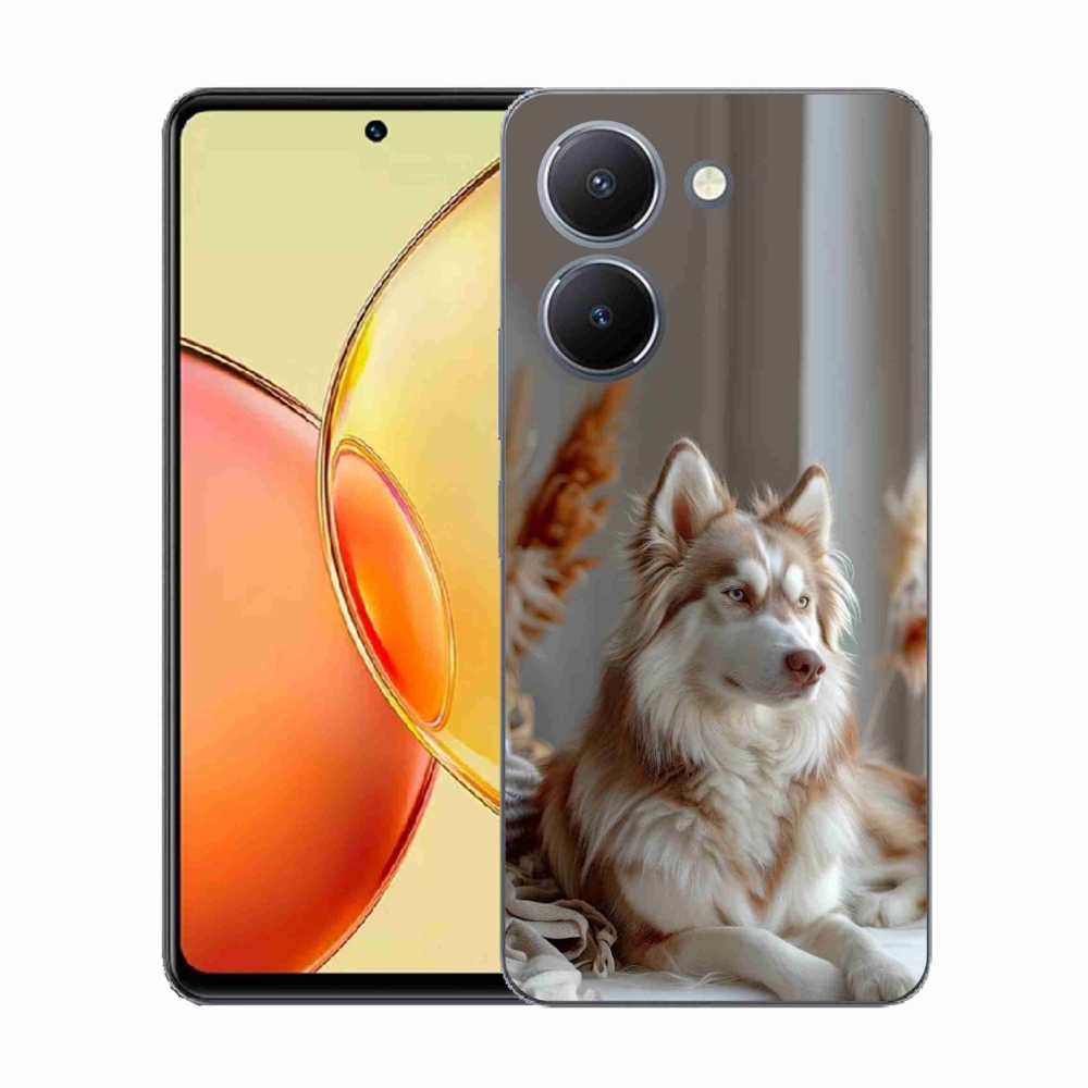Gélový kryt mmCase na Vivo Y36 - pokojný sibírsky husky