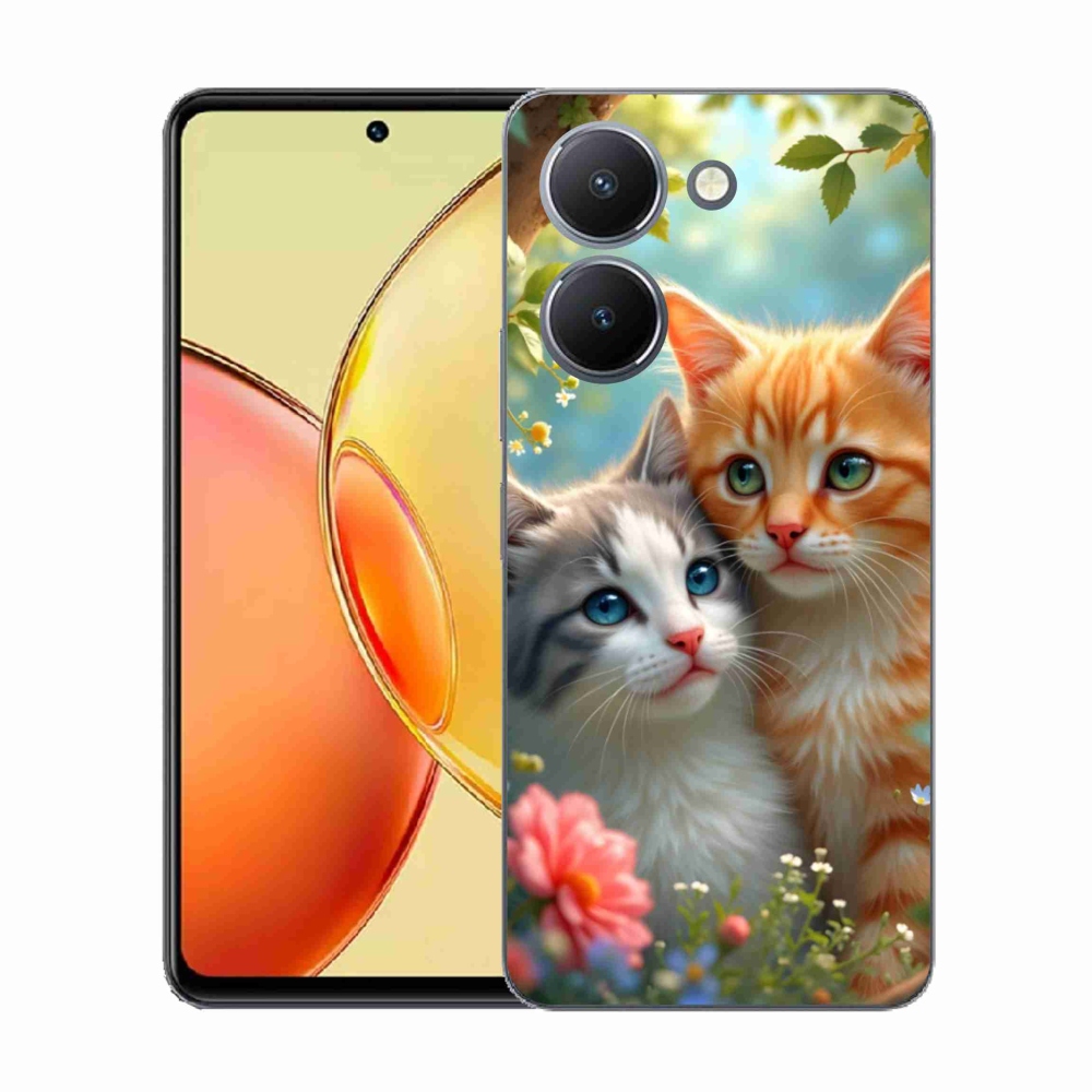 Gélový kryt mmCase na Vivo Y36 - mačacia láska 2
