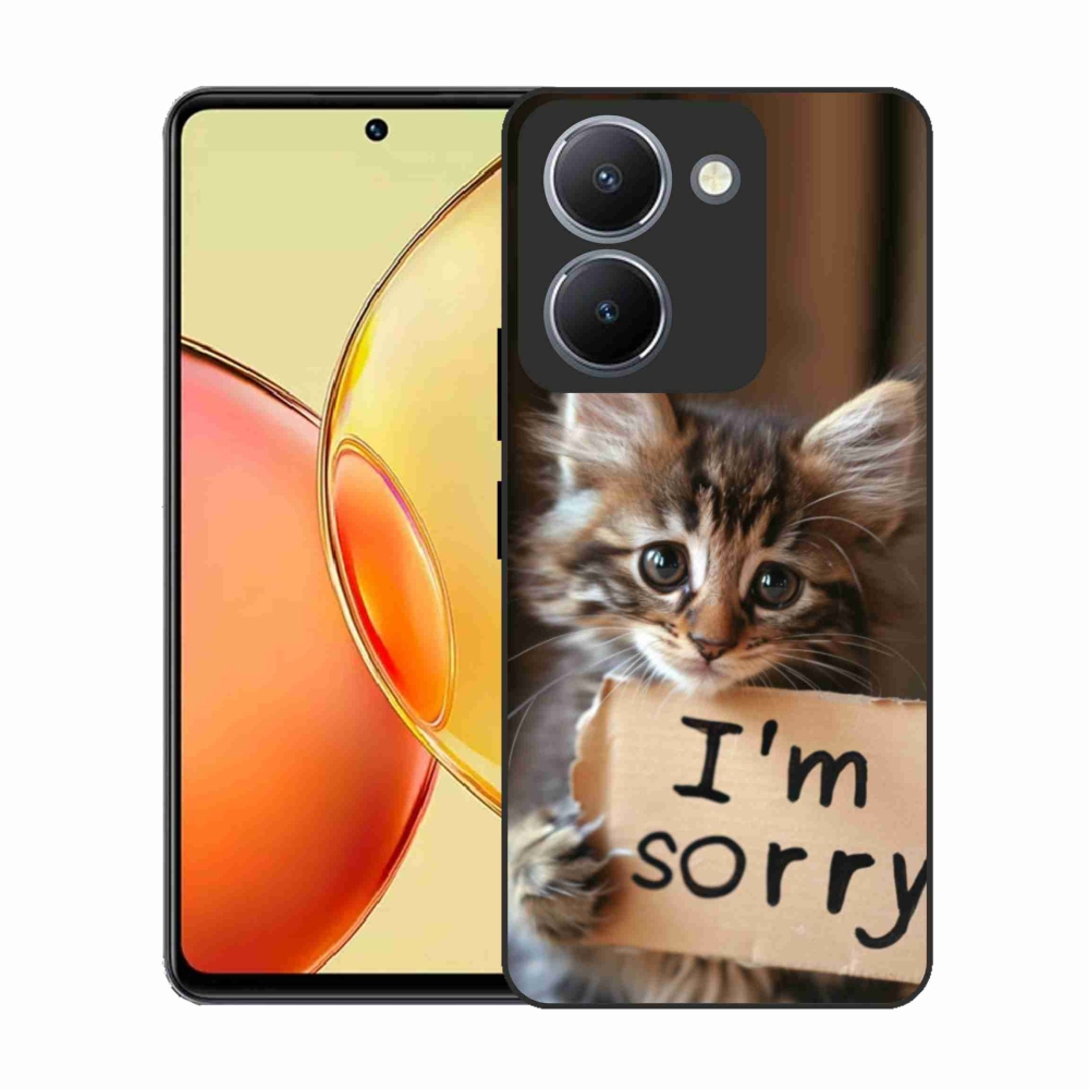 Gélový kryt mmCase na Vivo Y36 - mačacie ospravedlnenie