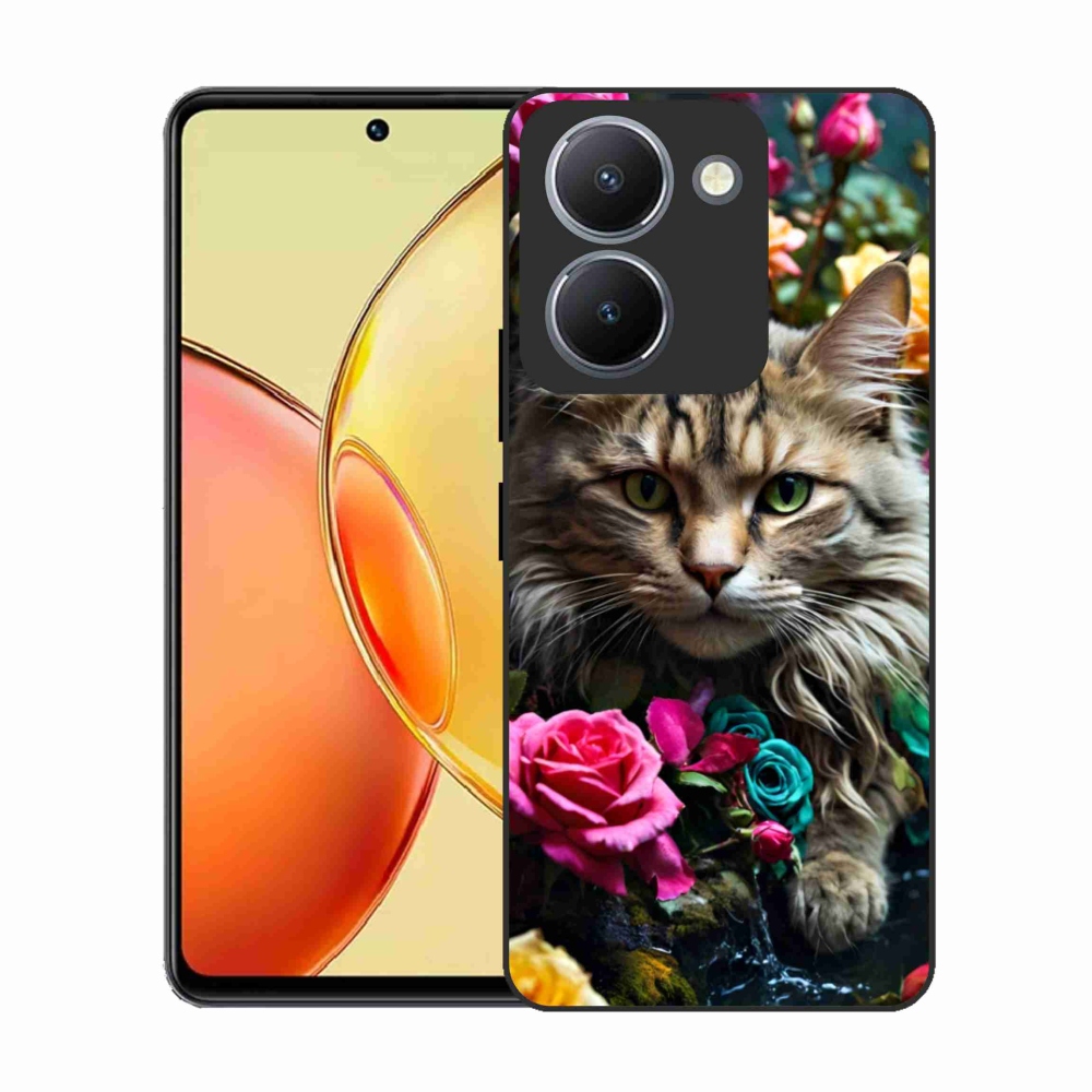 Gélový kryt mmCase na Vivo Y36 - mačacie pohľad 2